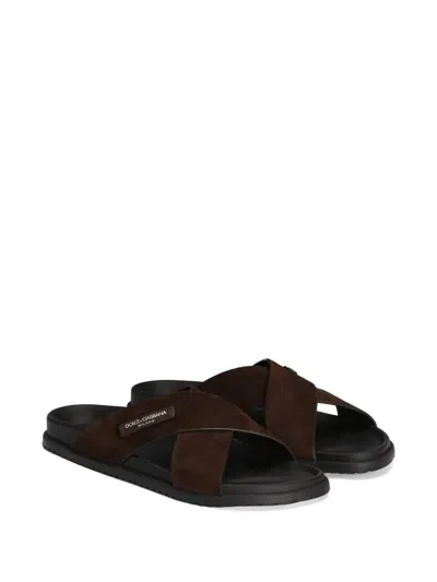 Dolce & Gabbana Sandals In Split In Multi