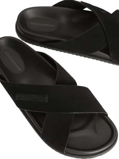 Dolce & Gabbana Sandals In Split In Multi
