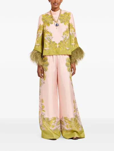 La Doublej Make An Exit Top In Green