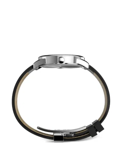 Timex Easy Reader Round-face Leather-strap 35mmwatch In Metallic