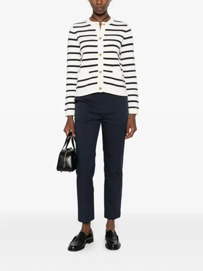 Gant Striped Button-up Cardigan In Multi