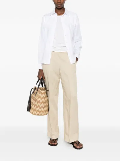 Gant Regular Fit Linen Shirt In White