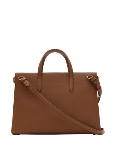 Burberry Medium Cotswolds Check Tote In Blue