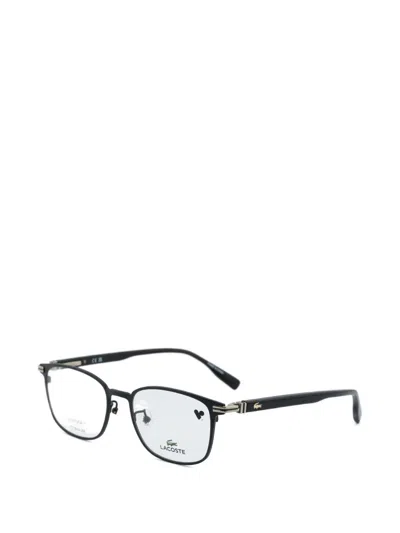 Lacoste Rectangle-frame Glasses In Black