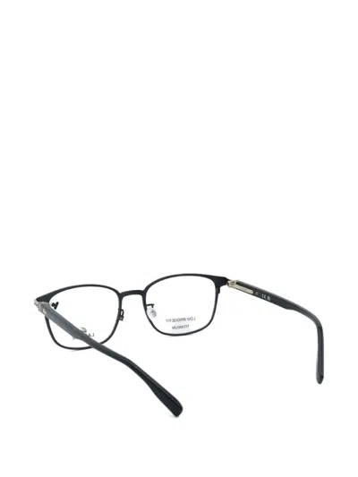 Lacoste Rectangle-frame Glasses In Black