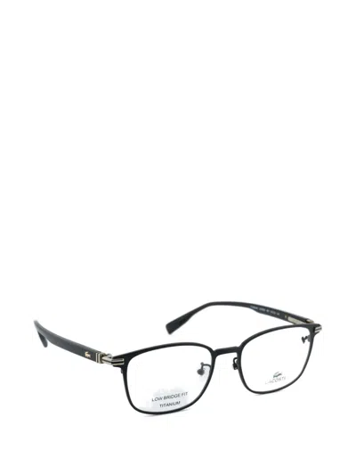 Lacoste Rectangle-frame Glasses In Black