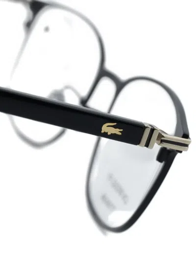 Lacoste Rectangle-frame Glasses In Black