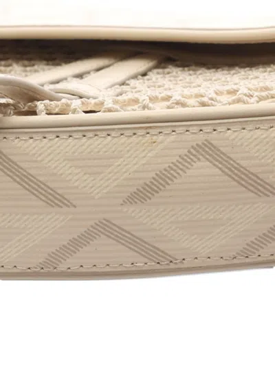 Pre-owned Dior 2000s Cd Saddle Belt Bag In Neutral