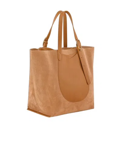 Longchamp Complice Soft Leather Open Tote In Blue