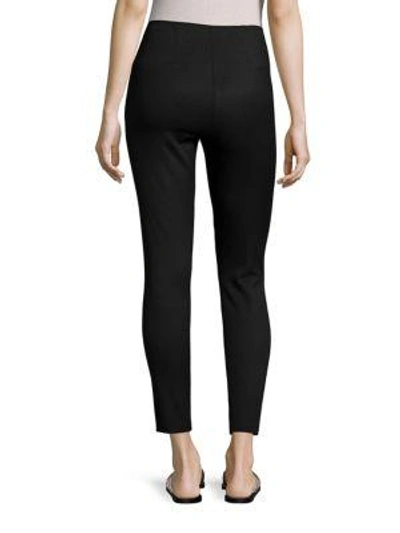 Shop Atm Anthony Thomas Melillo Twill High-waist Pants In Black