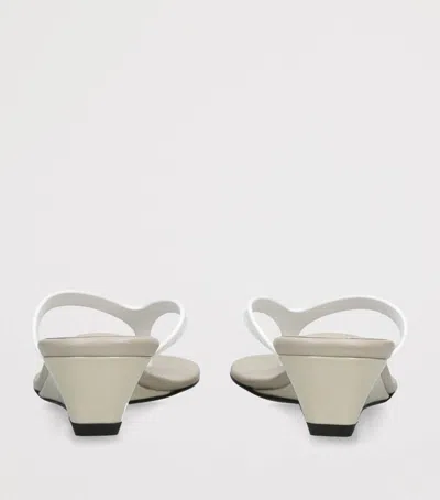 Christopher Esber Scala Leather Sandals In White