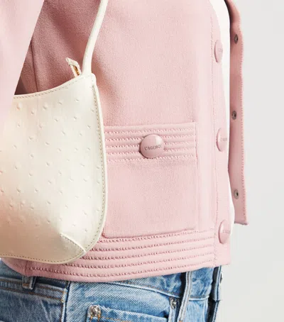 L'agence Patsy Cropped Cardigan In Pink