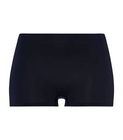 Hanro Touch Feeling Boy Shorts In Blue