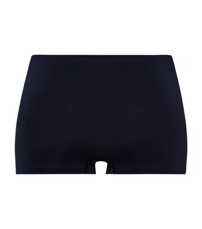 Hanro Touch Feeling Boy Shorts In Blue