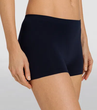 Hanro Touch Feeling Boy Shorts In Blue