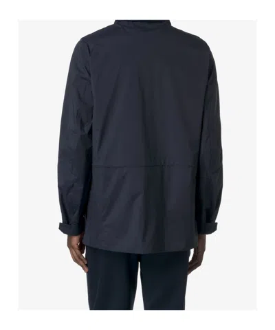 K-way Man Jacket Midnight Blue Size Xxl Recycled Polyamide In Blue