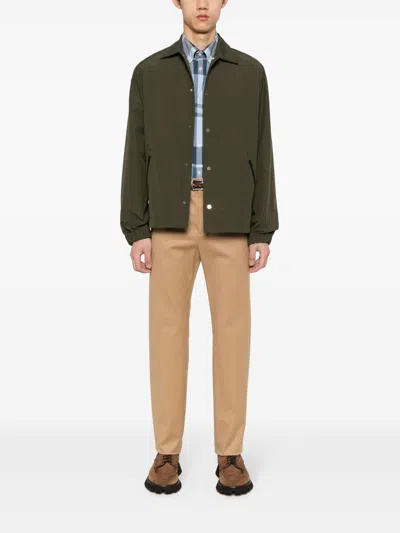 Barbour Blue Cotton Check Pattern Shirt In Multi