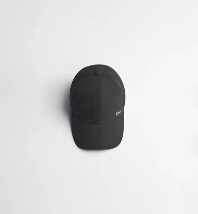 Dior Placed Cap In Black