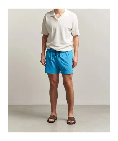Save The Duck Drawstring Swim Trunks In Blue