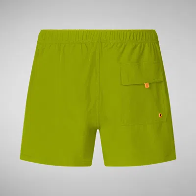 Save The Duck Drawstring Swim Trunks In Green