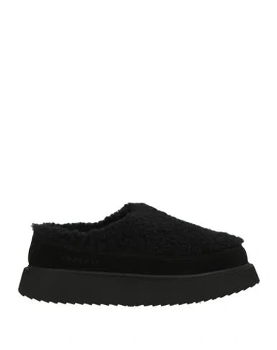 Inuikii Curly Micro Slippers In Black