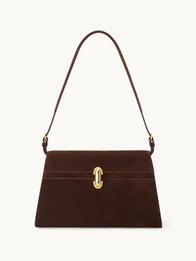 Savette Structured Brown Handbag With Timeless Design In Brown