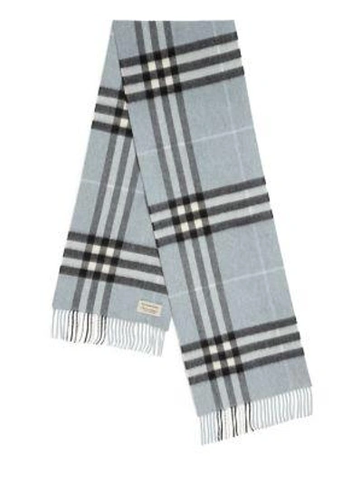 Shop Burberry Check Cashmere Scarf In Na