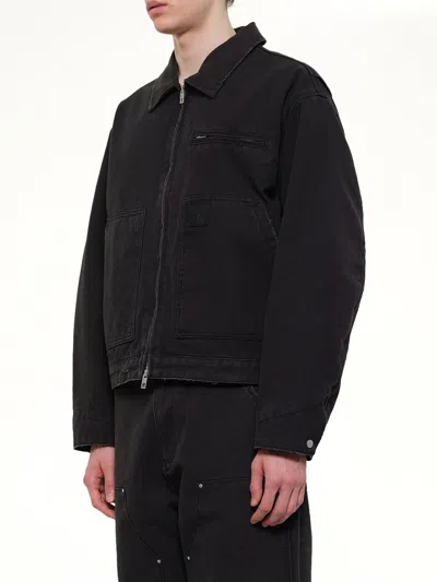 Represent Worker Long-slevee Jacket In Black