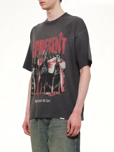 Represent Dream On Tour Printed T-shirt In Gray