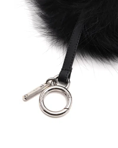 Fendi Bag Bug Charm In Black