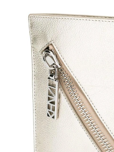 Shop Kenzo Kalifornia Clutch - Metallic