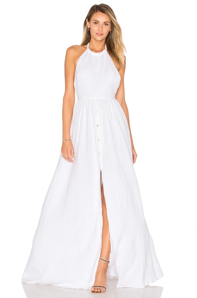 Mara Hoffman Organic Cotton Backless Dress In White