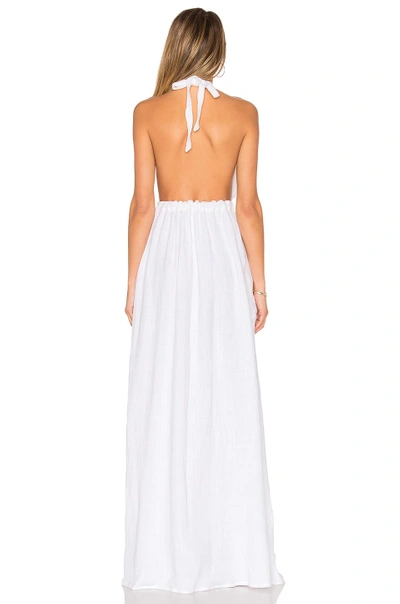 Shop Mara Hoffman Organic Cotton Backless Dress In White
