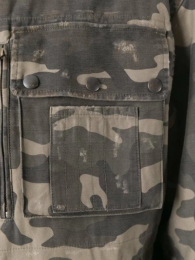 Faith Connexion Camouflage Military Jacket | ModeSens
