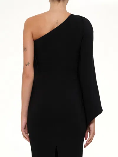 Givenchy One-shoulder Draped Dress In Multi