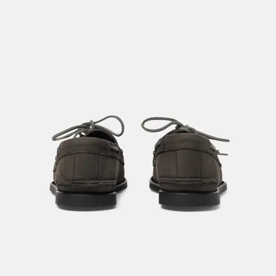 Scarosso Round Toe Business Casual Shoes In Gray