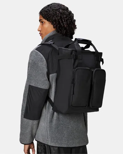 Rains Texel Tote Backpack In Black