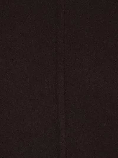 The Row Collarless Open-front Coat In Black