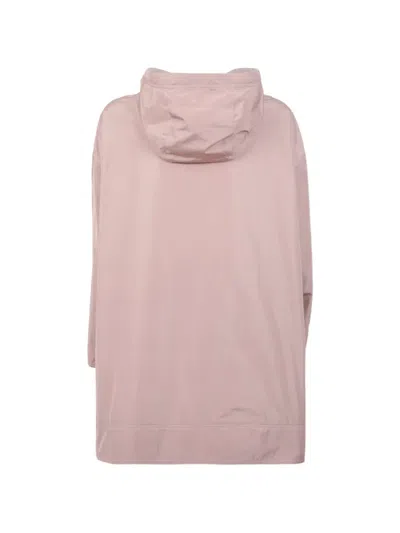 Herno Hooded Drawstring Jacket In Pink