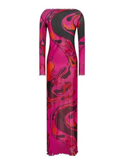 Pucci Orchidee Dress In Multi