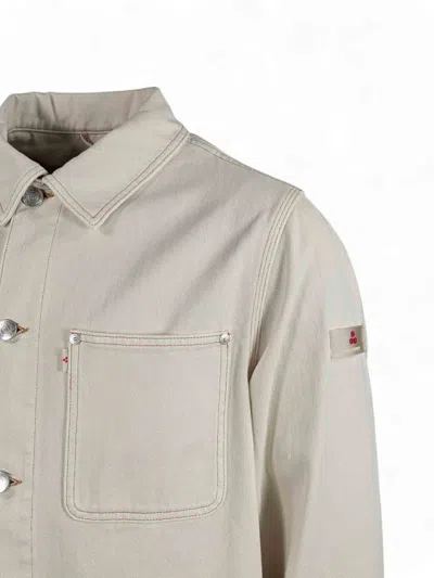 Peuterey Beige Jackets In Neutral