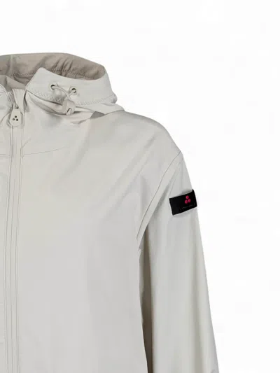Peuterey Beige Jackets In White