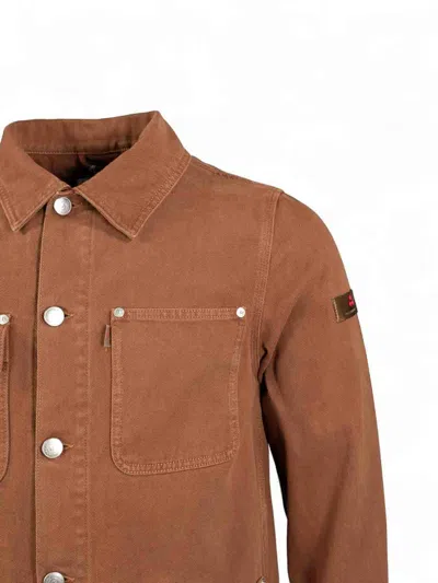 Peuterey Brown Jackets In Brown