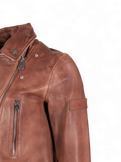 Peuterey Brown Jackets In Multi