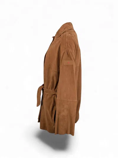 Peuterey Brown Jackets In Multi