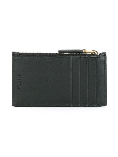 Shop Gucci Blind For Love Embossed Coin Pouch In Black