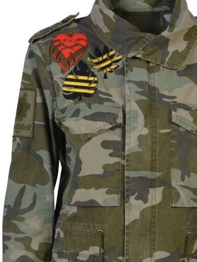 Shop Mr & Mrs Italy Camouflage Field Jacket In Army