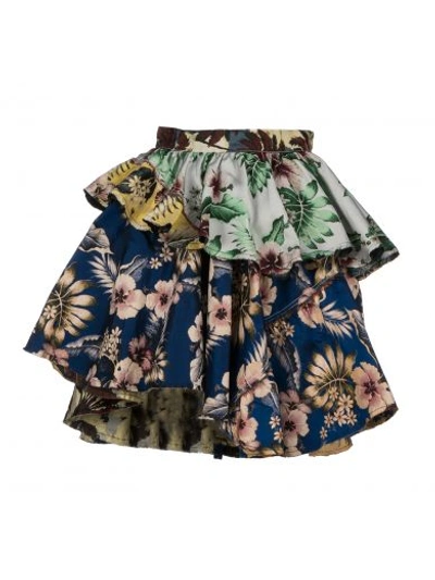 Philosophy Di Lorenzo Serafini Flower Skirt In Multicolor