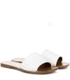 BOTTEGA VENETA Intrecciato leather sandals,P00218713