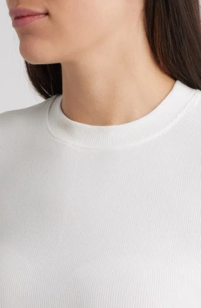 Frame Denim The Rib Crew T-shirt In White